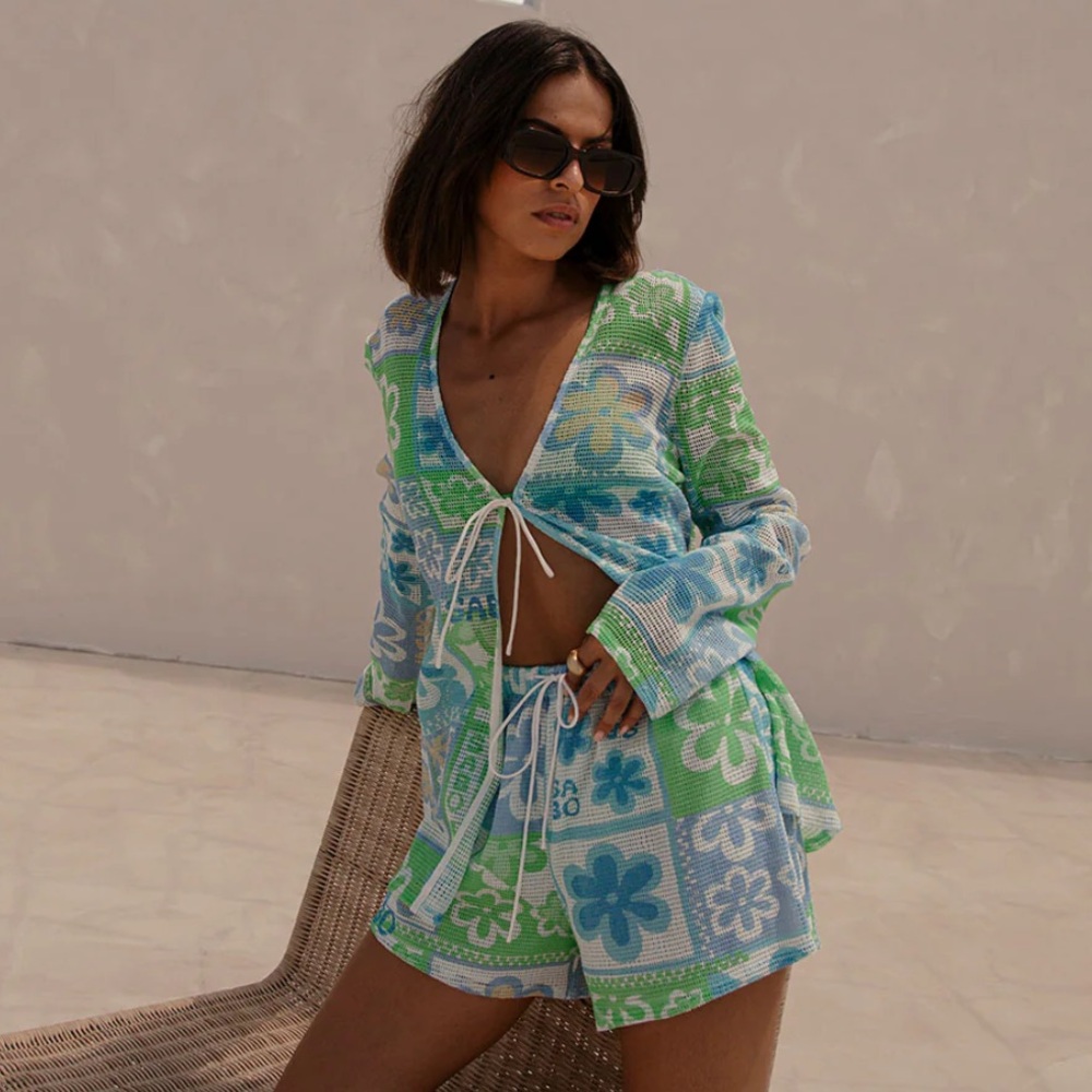 Floral Cover-up Set